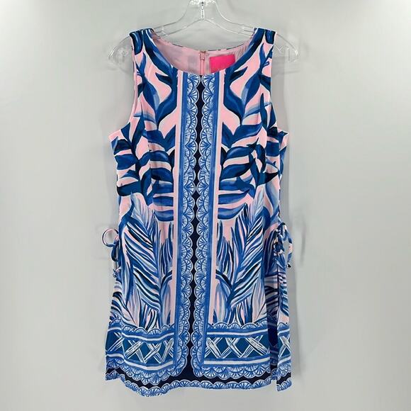 Lilly Pulitzer Pants - Lilly Pulitzer Women's Donna Romper - Pink Tropic Tint Heat Wave Engineered - 8